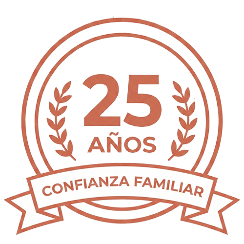 Icono 25 años experiencia Confecciones Pauli Campanillas